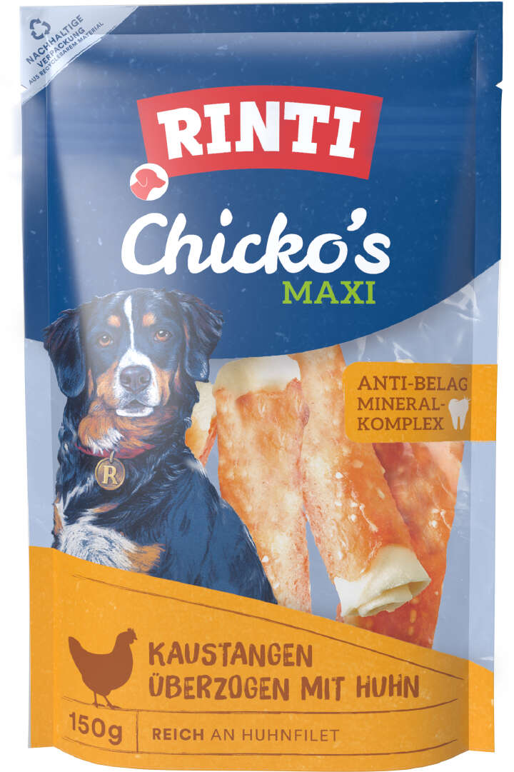 RINTI Hundeleckerlis Chicko Kaustangen Huhn Maxi